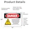 Signmission Electrocution Hazard Crane Danger Sign, Vinyl Decal, 14in W x 10in L, 2PK OS-2PACK-DS-D-1014-L-1823 - alternate 5